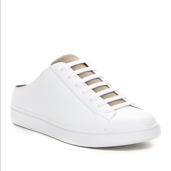 Vince Womens Varley White Leather Fashion Sneaker Vince Womens Varley White Leather Fashion Sneaker